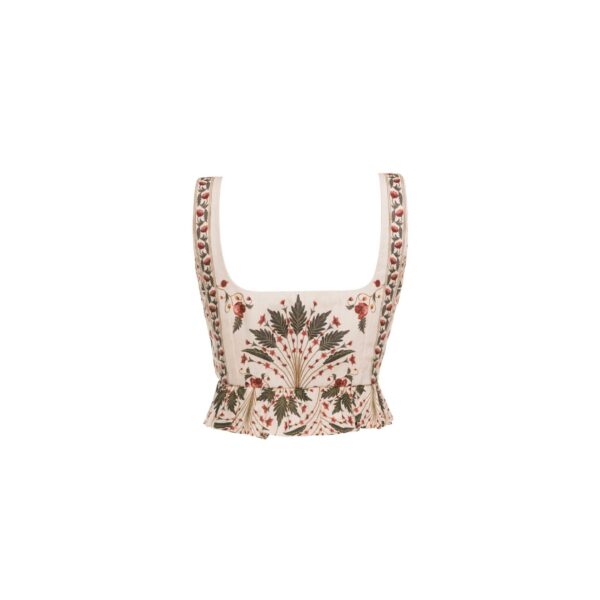 Agua by Agua Bendita Eslabon Andes Cropped Top - Agua By Agua Bendita Tops - Artisanal Colombian Resort Wear at Coveti