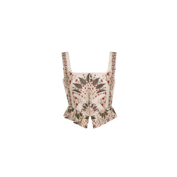 Agua by Agua Bendita Eslabon Andes Cropped Top - Agua By Agua Bendita Tops - Artisanal Colombian Resort Wear at Coveti