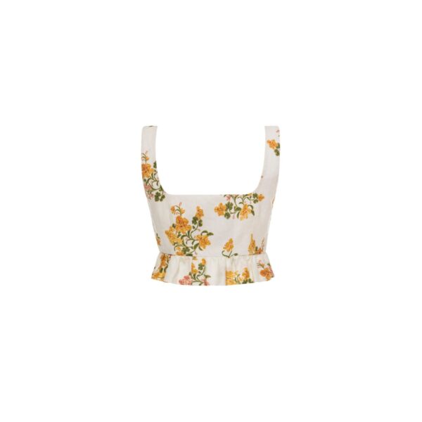 Agua by Agua Bendita Eslabon Cordillera Cropped Top - Agua By Agua Bendita Tops - Artisanal Colombian Resort Wear at Coveti