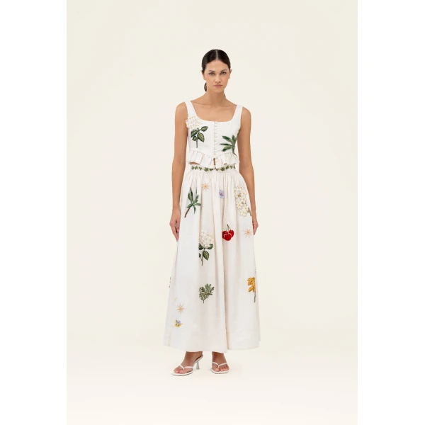 Agua By Agua Bendita Eslabon Wild Cropped Top, view 2