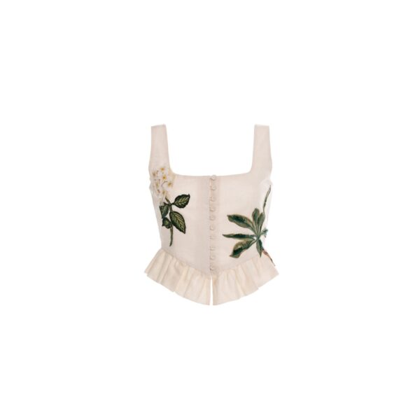 Agua by Agua Bendita Eslabon Wild Cropped Top - Agua By Agua Bendita Tops - Artisanal Colombian Resort Wear at Coveti