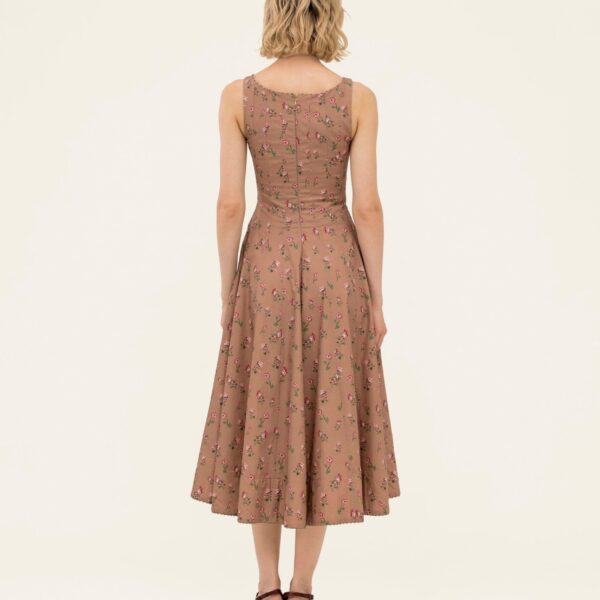 Agua by Agua Bendita Frontera Quebrada Midi Dress - Agua By Agua Bendita Dresses - Artisanal Colombian Resort Wear at Coveti
