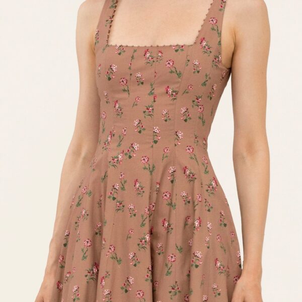 Agua by Agua Bendita Frontera Quebrada Midi Dress - Agua By Agua Bendita Dresses - Artisanal Colombian Resort Wear at Coveti