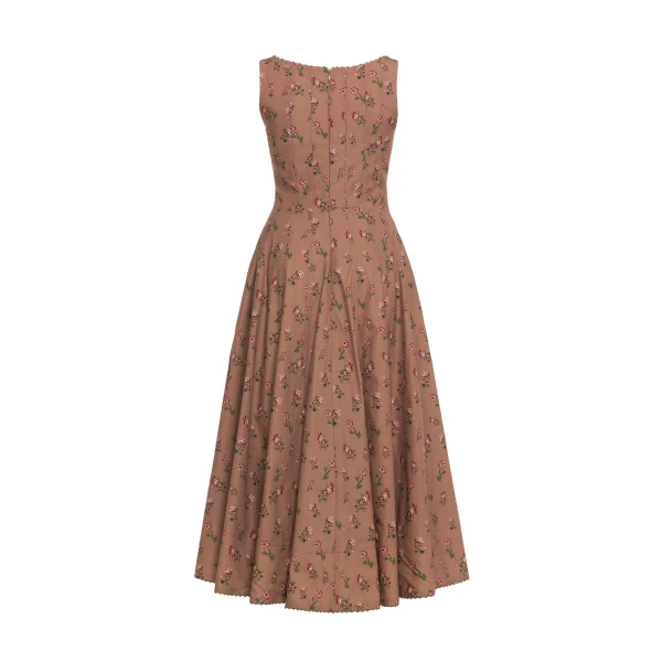 Agua By Agua Bendita Frontera Quebrada Midi Dress, view 7