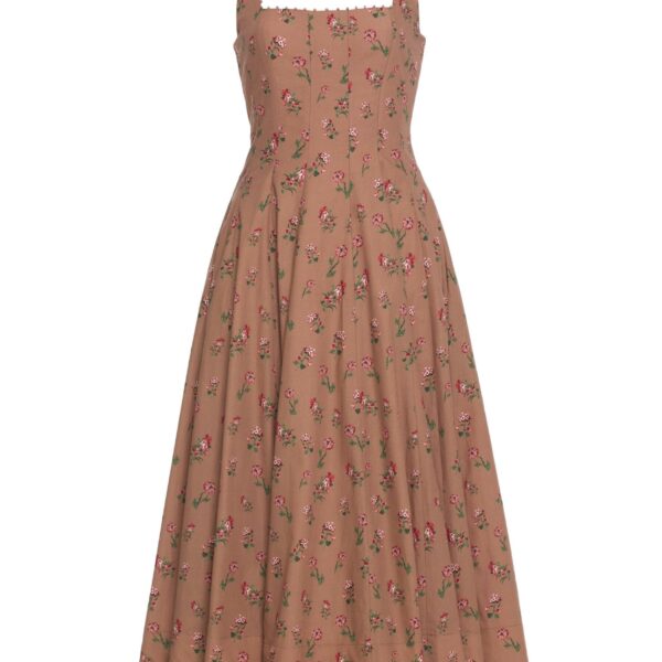 Agua by Agua Bendita Frontera Quebrada Midi Dress - Agua By Agua Bendita Dresses - Artisanal Colombian Resort Wear at Coveti