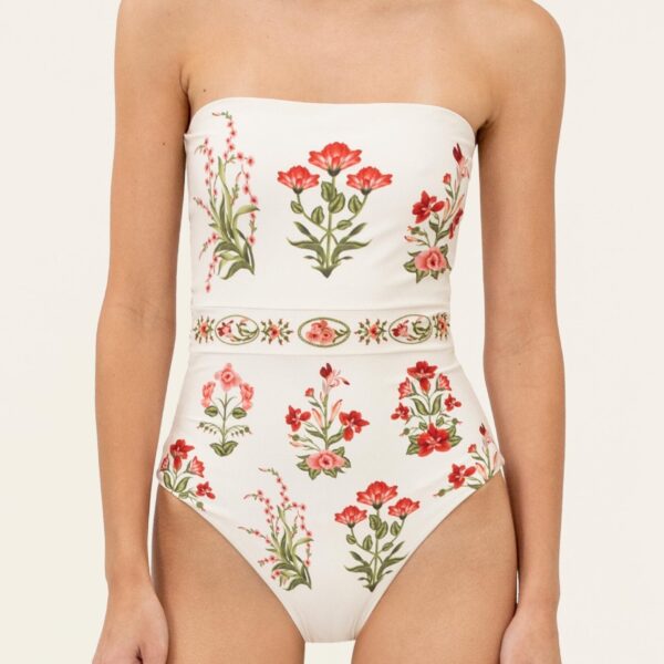 Agua by Agua Bendita Ilusion Canna One Piece - Agua By Agua Bendita Beachwear - Artisanal Colombian Resort Wear at Coveti