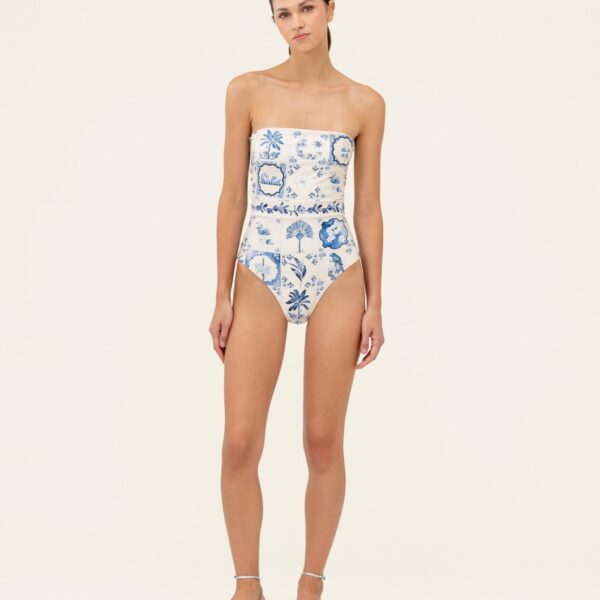 Agua by Agua Bendita Ilusion Wild One Piece - Agua By Agua Bendita Beachwear - Artisanal Colombian Resort Wear at Coveti