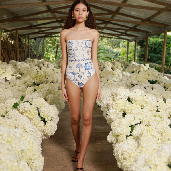 Agua by Agua Bendita Ilusion Wild One Piece - Agua By Agua Bendita Beachwear - Artisanal Colombian Resort Wear at Coveti