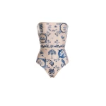 Agua by Agua Bendita Ilusion Wild One Piece - Agua By Agua Bendita Beachwear - Artisanal Colombian Resort Wear at Coveti