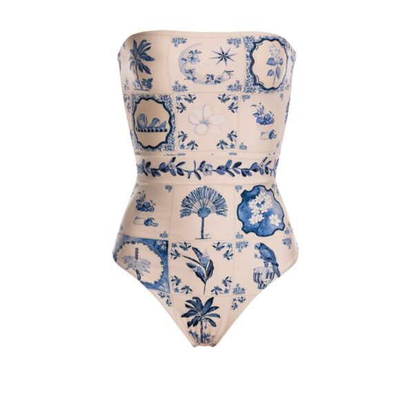 Agua by Agua Bendita Ilusion Wild One Piece - Agua By Agua Bendita Beachwear - Artisanal Colombian Resort Wear at Coveti