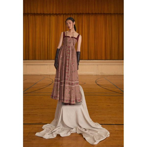 Agua By Agua Bendita Jaspe Quebrada Maxi Dress, view 3