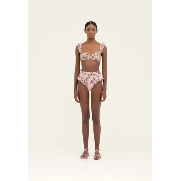 Agua By Agua Bendita Jengibre Wisteria Bikini Bottom, view 4