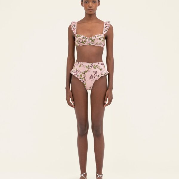 Agua by Agua Bendita Jengibre Wisteria Bikini Bottom - Agua By Agua Bendita Beachwear - Artisanal Colombian Resort Wear at Coveti
