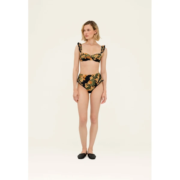 Agua By Agua Bendita Kiwi Cordillera Bikini Top, view 2