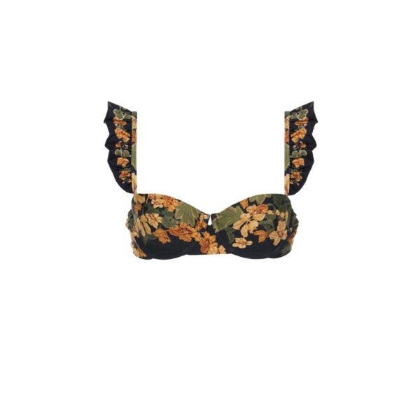 Agua by Agua Bendita Kiwi Cordillera Bikini Top - Agua By Agua Bendita Beachwear - Artisanal Colombian Resort Wear at Coveti
