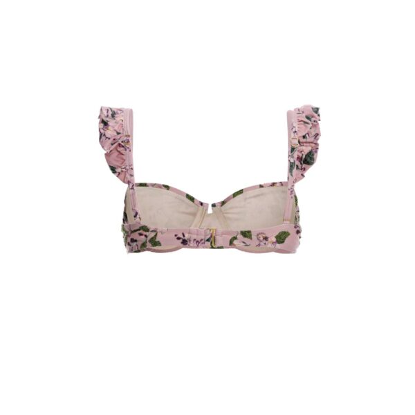 Agua by Agua Bendita Kiwi Wisteria Bikini Top - Agua By Agua Bendita Beachwear - Artisanal Colombian Resort Wear at Coveti