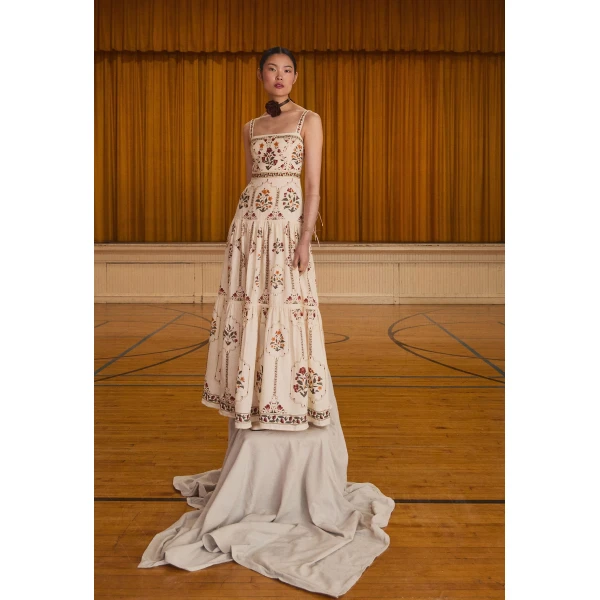 Agua By Agua Bendita Lima Andes Maxi Dress, view 3