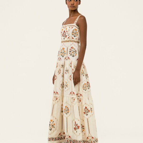 Agua by Agua Bendita Lima Andes Maxi Dress - Agua By Agua Bendita Dresses - Artisanal Colombian Resort Wear at Coveti