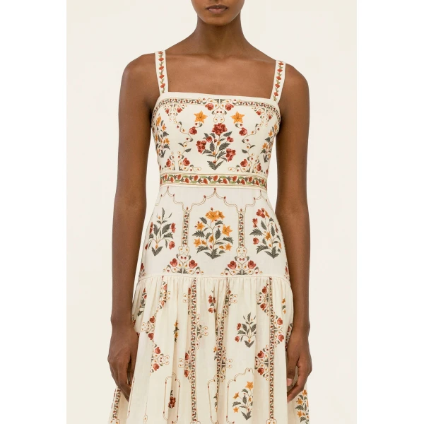Agua By Agua Bendita Lima Andes Maxi Dress, view 6