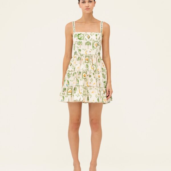 Agua by Agua Bendita Lima Wild Mini Dress - Agua By Agua Bendita Dresses - Artisanal Colombian Resort Wear at Coveti