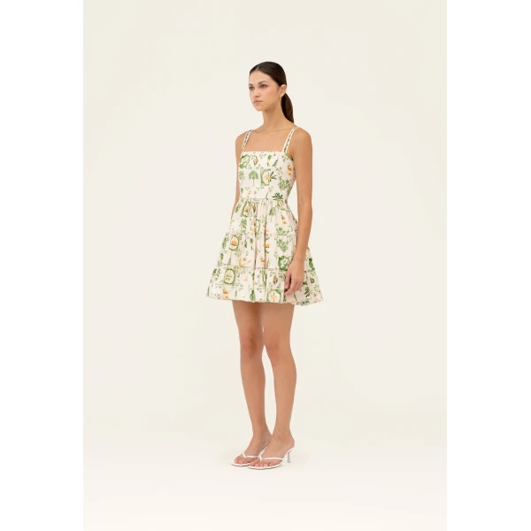 Agua By Agua Bendita Lima Wild Mini Dress, view 4