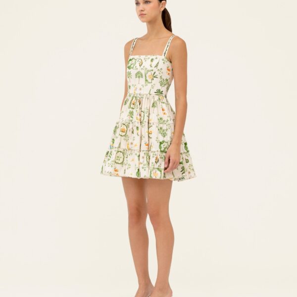 Agua by Agua Bendita Lima Wild Mini Dress - Agua By Agua Bendita Dresses - Artisanal Colombian Resort Wear at Coveti