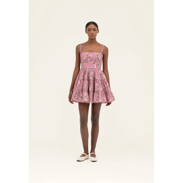 Agua By Agua Bendita Lima Wisteria Mini Dress, view 2