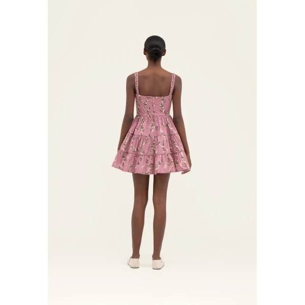 Agua By Agua Bendita Lima Wisteria Mini Dress, view 5