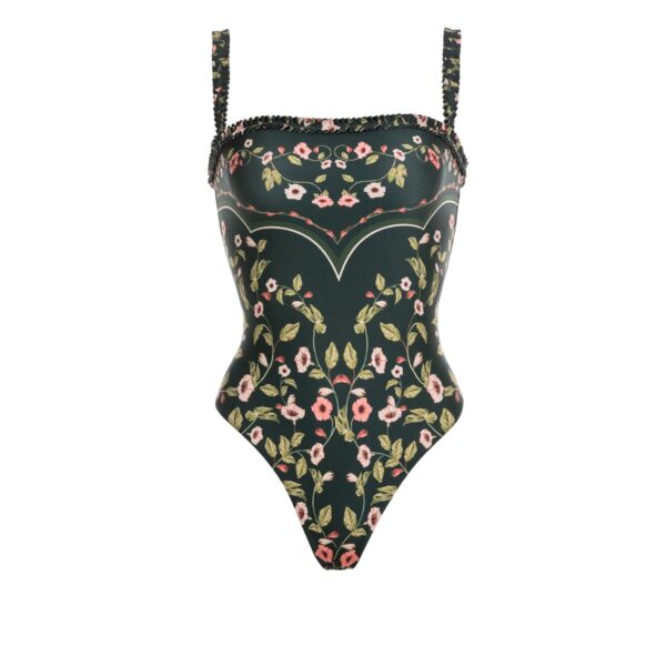 Agua by Agua Bendita Limon Mosquetero One Piece - Agua By Agua Bendita Beachwear - Artisanal Colombian Resort Wear at Coveti