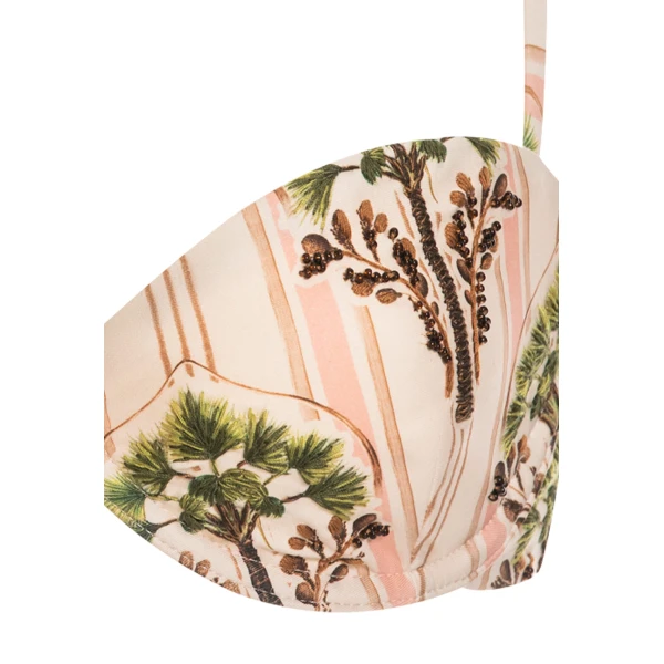 Agua By Agua Bendita Magdalena Moriche Bikini Top, view 8