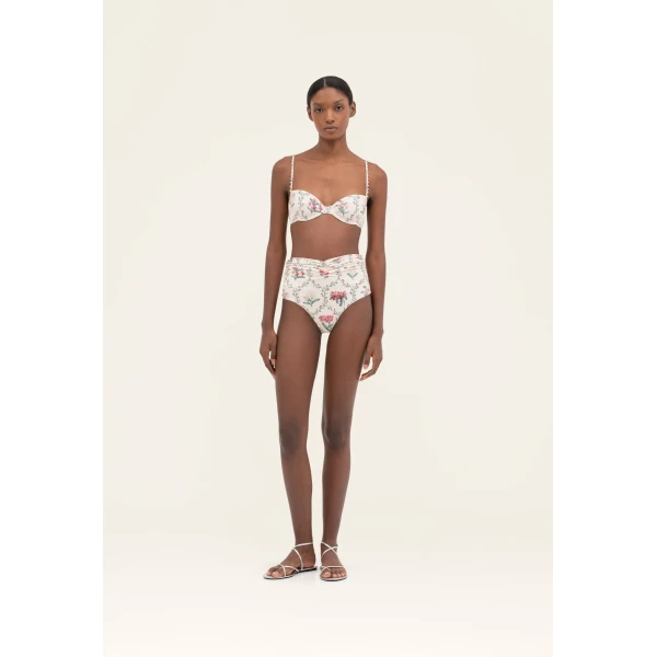 Agua By Agua Bendita Magdalena Orquidea Bikini Top, view 2