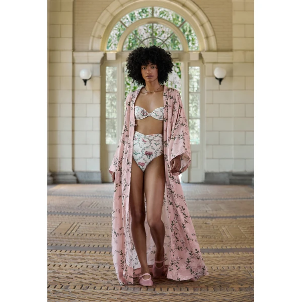 Agua By Agua Bendita Magdalena Orquidea Bikini Top, view 3