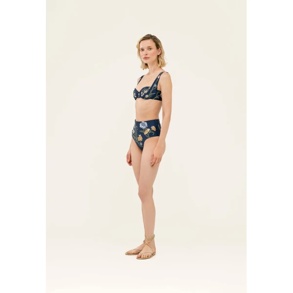 Agua By Agua Bendita Magenta Laguna Bikini Bottom, view 2