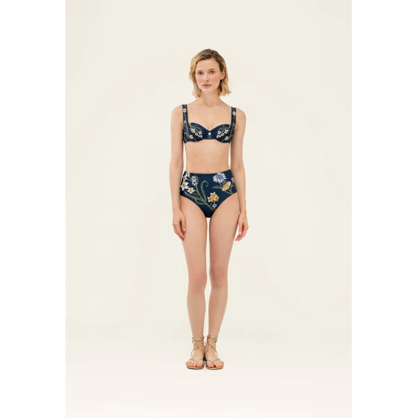 Agua By Agua Bendita Magenta Laguna Bikini Bottom, view 4