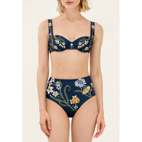Agua By Agua Bendita Magenta Laguna Bikini Bottom, view 6