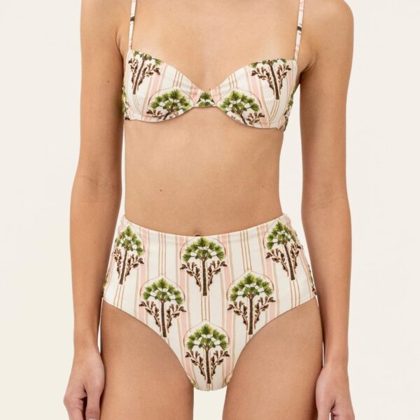 Agua by Agua Bendita Magenta Moriche Bikini Bottom - Agua By Agua Bendita Beachwear - Artisanal Colombian Resort Wear at Coveti