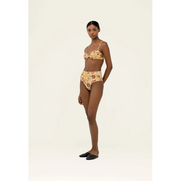 Agua By Agua Bendita Magenta Paramo Bikini Bottom, view 2
