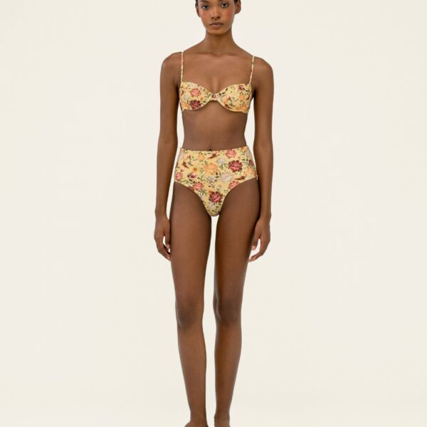 Agua by Agua Bendita Magenta Paramo Bikini Bottom - Agua By Agua Bendita Beachwear - Artisanal Colombian Resort Wear at Coveti