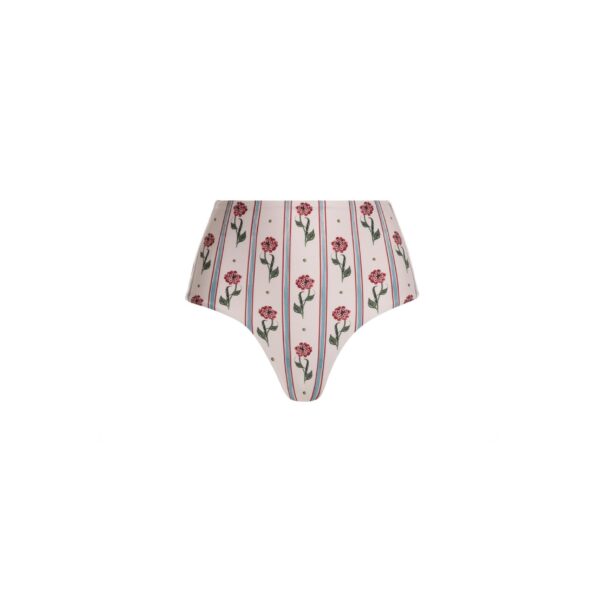 Agua by Agua Bendita Magenta Quebrada Bikini Bottom - Agua By Agua Bendita Beachwear - Artisanal Colombian Resort Wear at Coveti