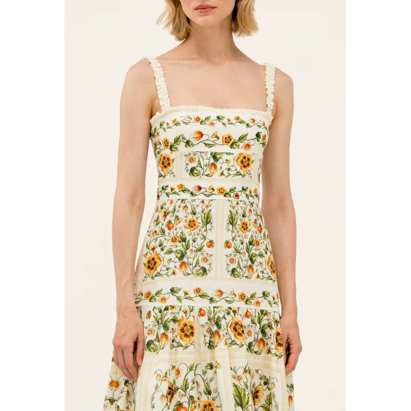 Agua By Agua Bendita Níspero Uchuva Midi Dress, view 6