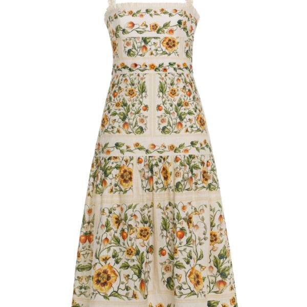 Agua by Agua Bendita Níspero Uchuva Midi Dress - Agua By Agua Bendita Dresses - Artisanal Colombian Resort Wear at Coveti