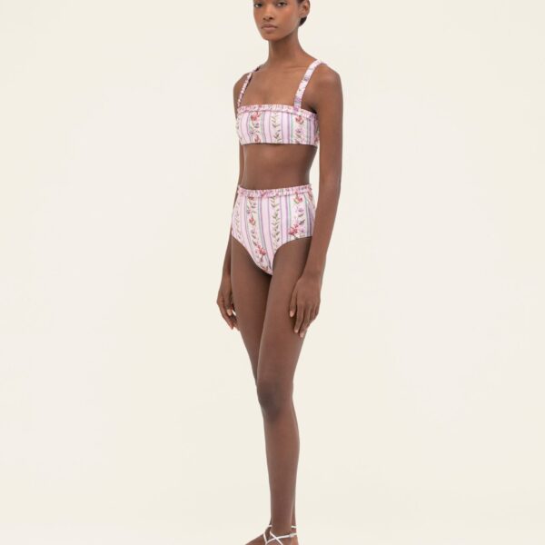 Agua by Agua Bendita Nopal Honeysuckle Bikini Bottom - Agua By Agua Bendita Beachwear - Artisanal Colombian Resort Wear at Coveti