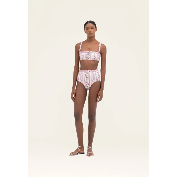 Agua By Agua Bendita Olmo Honeysuckle Bikini Top, view 2