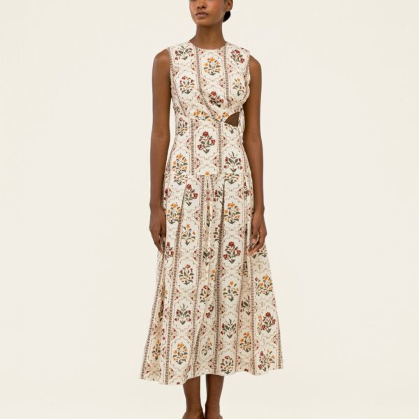 Agua by Agua Bendita Otoño Andes Midi Dress - Agua By Agua Bendita Dresses - Artisanal Colombian Resort Wear at Coveti