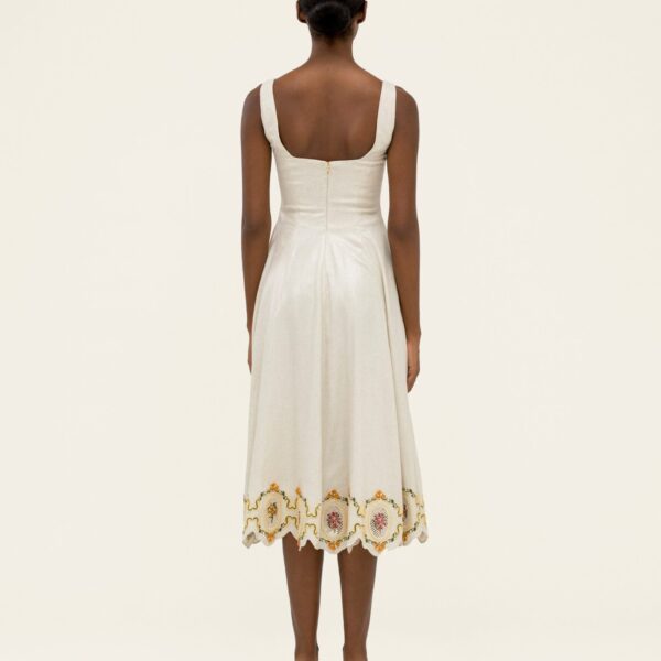 Agua by Agua Bendita Pistilo Cordillera Midi Dress - Agua By Agua Bendita Dresses - Artisanal Colombian Resort Wear at Coveti