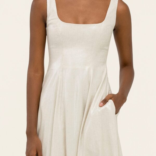 Agua by Agua Bendita Pistilo Cordillera Midi Dress - Agua By Agua Bendita Dresses - Artisanal Colombian Resort Wear at Coveti