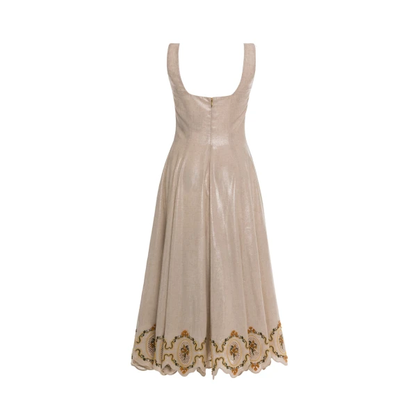 Agua By Agua Bendita Pistilo Cordillera Midi Dress, view 7