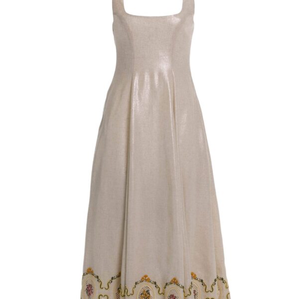 Agua by Agua Bendita Pistilo Cordillera Midi Dress - Agua By Agua Bendita Dresses - Artisanal Colombian Resort Wear at Coveti