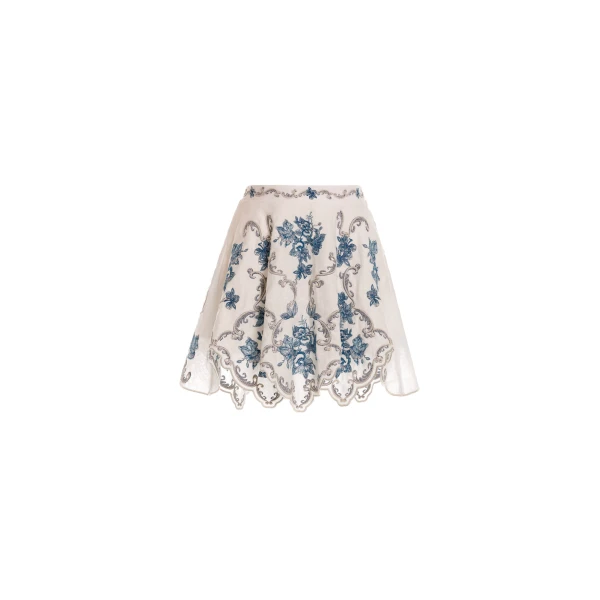Agua By Agua Bendita Retrato Gloriosa Mini Skirt, view 6