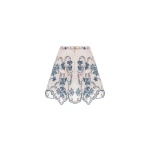 Agua by Agua Bendita Retrato Gloriosa Mini Skirt - Agua By Agua Bendita Skirts - Artisanal Colombian Resort Wear at Coveti